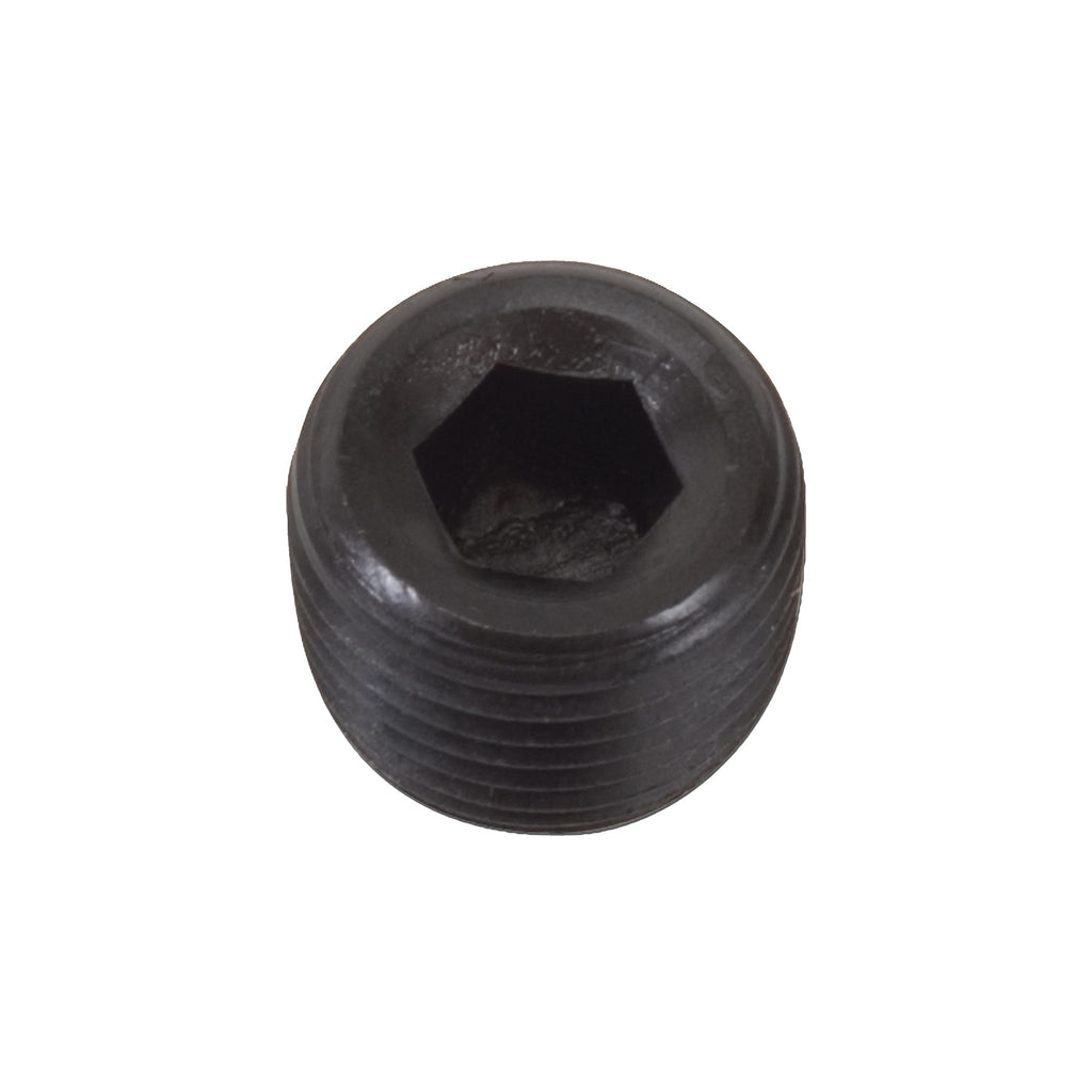 Edelbrock 9126 Socket Head Pipe Plugs in Black Finish - 1/2" NPT (Single)