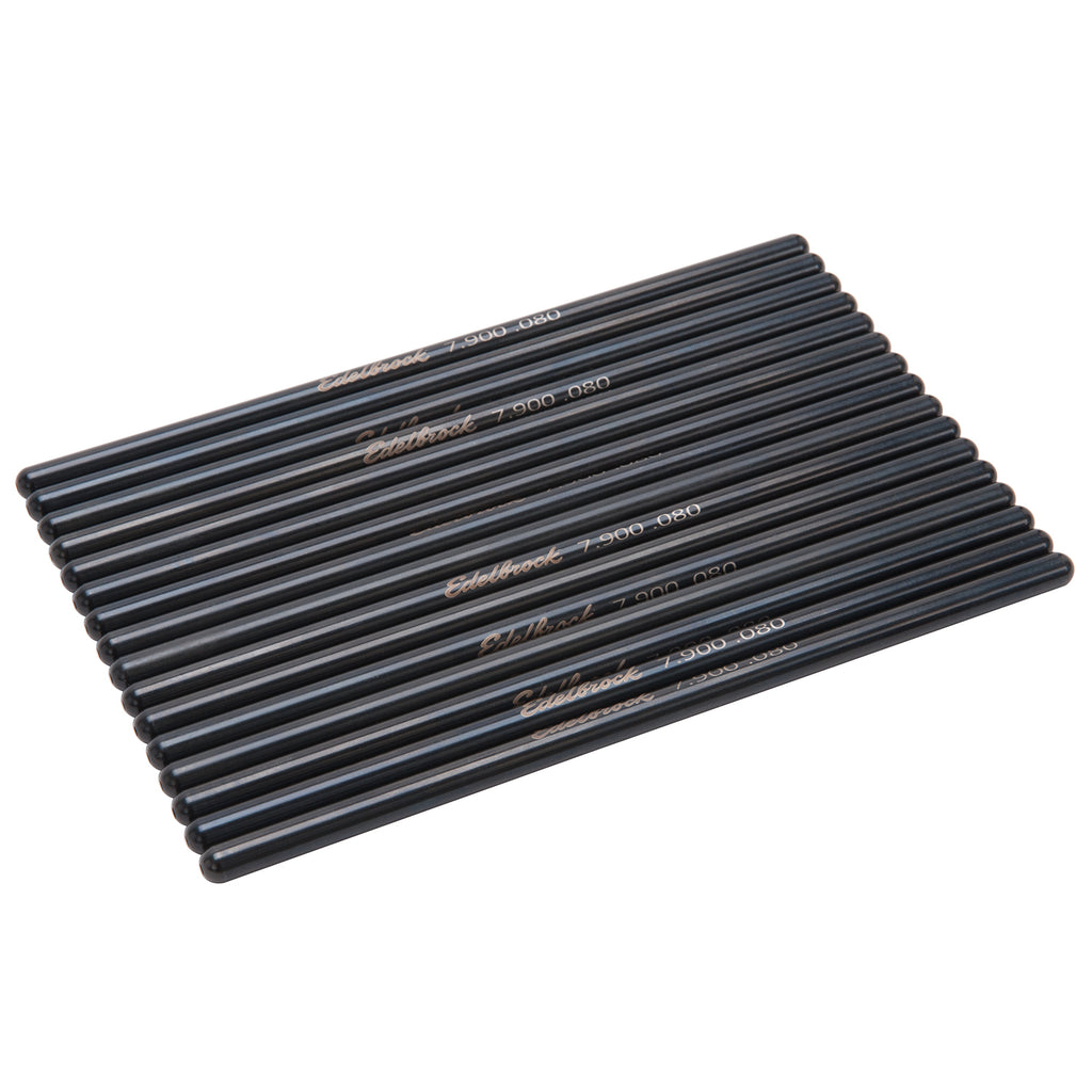 Edelbrock 9629 Pushrod Set for S/B Chevy for Select Buick Century, Buick LeSabre, Buick Regal, Buick Skylark, Chevrolet Bel Air, Chevrolet Biscayne, Chevrolet Blazer, Chevrolet Brookwood, Chevrolet C10, Chevrolet C10 Pickup, Chevrolet C10 Suburban,