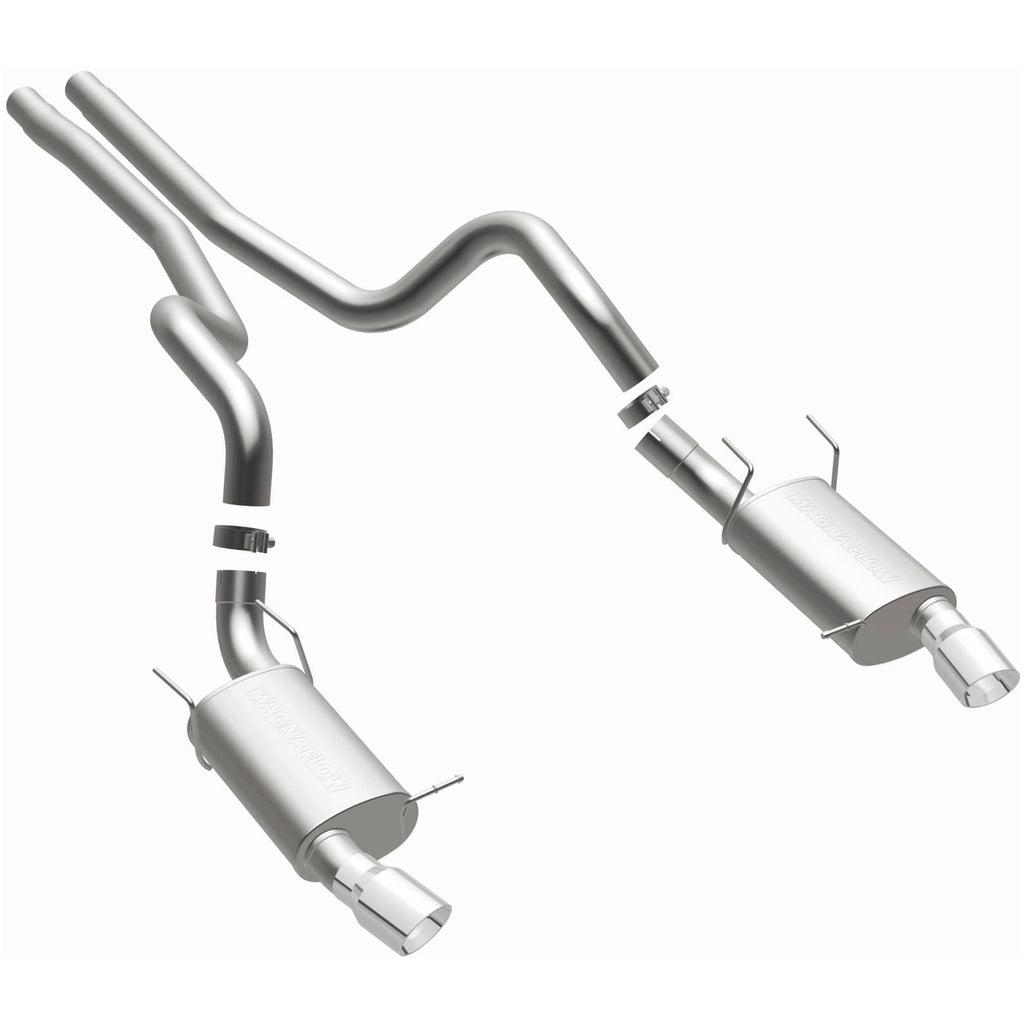 MagnaFlow Exhaust Products 15589 Street Series Polished Cat-Back System for Select Ford Mustang