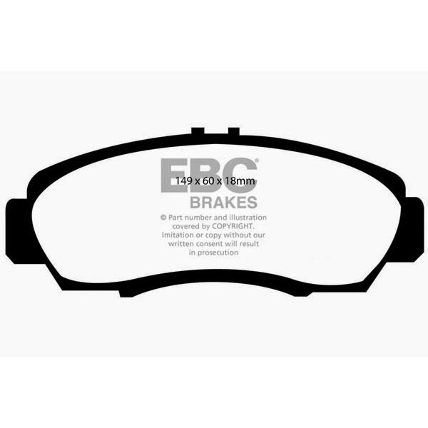 01-03-Acura-Cl-3.2-Redstuff-Front-Brake-Pads