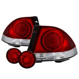 SPYDER 5085061 LED Tail Lights - Red Clear