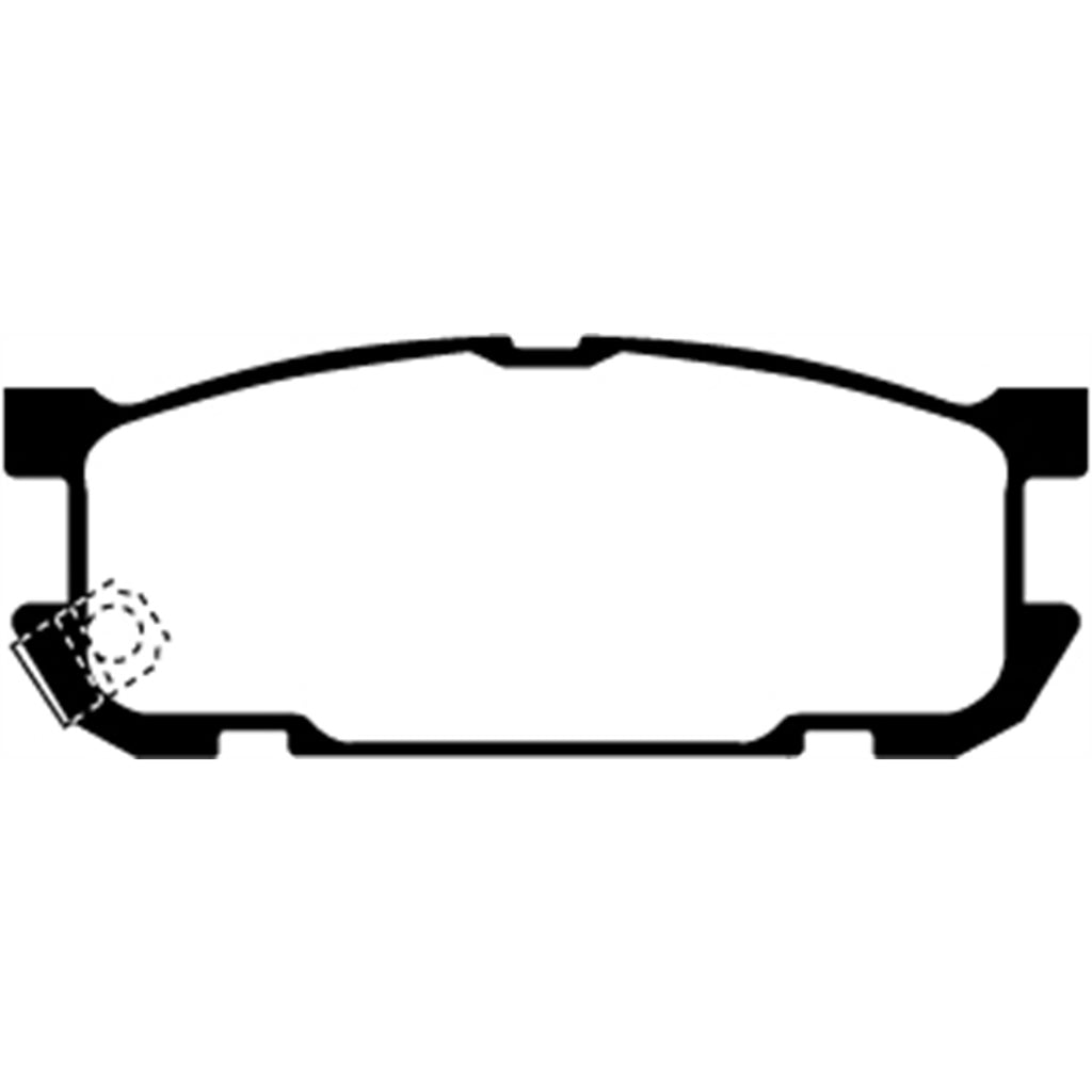01-03-Mazda-Miata-Mx5-1.8-(Sports-Suspension)-Greenstuff-Rear-Brake-Pads