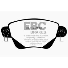 Load image into Gallery viewer, 01-04-Jaguar-X-Type-2.5-Yellowstuff-Rear-Brake-Pads