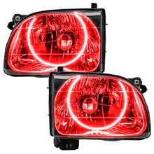 Load image into Gallery viewer, 01-04-Toyota-Tacoma-Pre-Assembled-Led-Halo-Headlights--Red