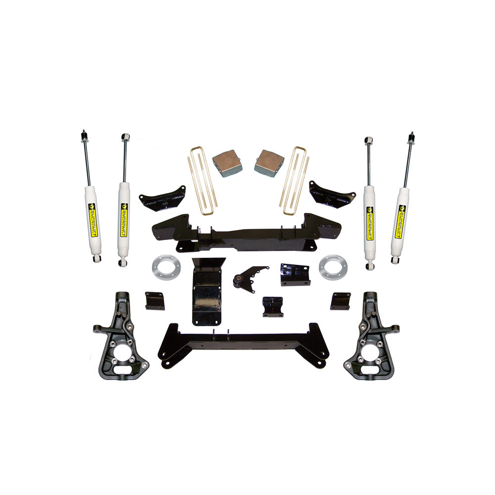 01-10-Chevy-SilvGmc-Sierra-2500Hd3500-4Wd-6In-Lift-Kit---Knuckle-Kit-W--Shocks
