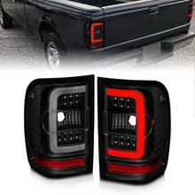 Load image into Gallery viewer, 01-11-Ford-Ranger-Led-Taillights---Black-Housing-W-Smoke-Lens--Light-Bar