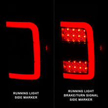 Load image into Gallery viewer, 01-11-Ford-Ranger-Led-Taillights---Black-Housing-W-Smoke-Lens--Light-Bar