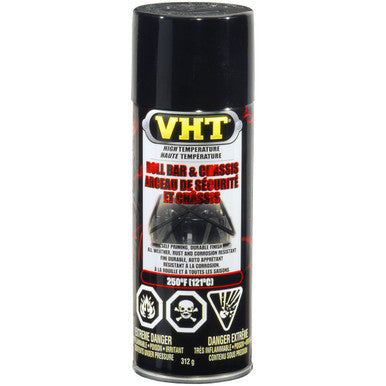 VHT Paint CSP670 Roll Bar & Chassis Paint, Gloss, Black - 312g