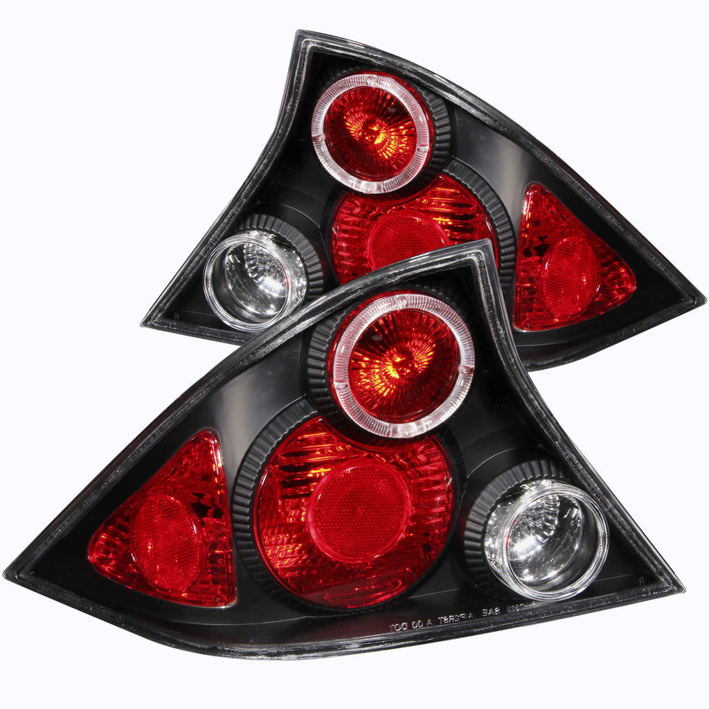 0103-Civic-2Dr-Taillights-With-Halo-Black-DriverPassenger