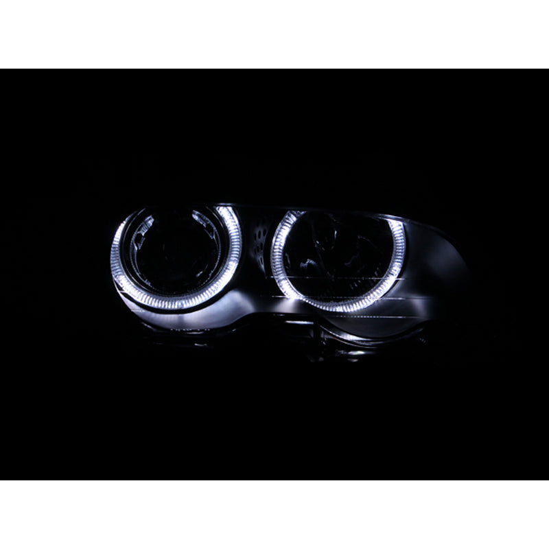 0104-Bmw-3-Series-E46(M3)Projector-WHalo-Black-Clear-WAmber-Headlights-DrivePass