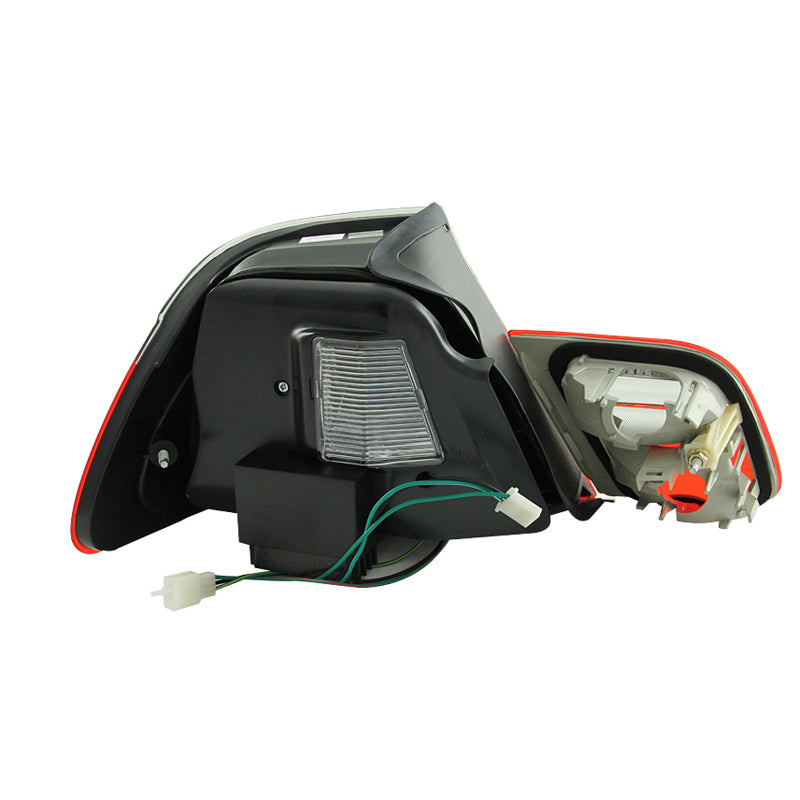 0106-Bmw-3-Series-E46-4-Pcs-Led-RedClear-Led-Taillights-DriverPassenger