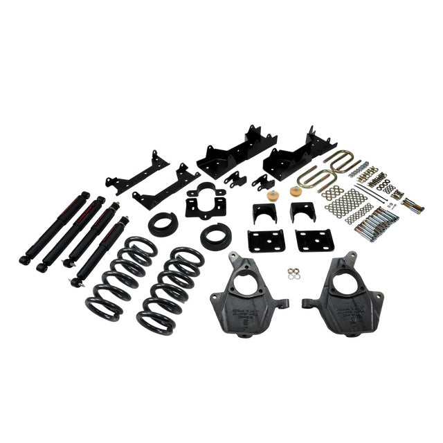 0106-Gm-SilveradoSierra-(Ext-Cab)-4-Or-5-F6-R-W-Nd2-Shocks-Lowering-Kit