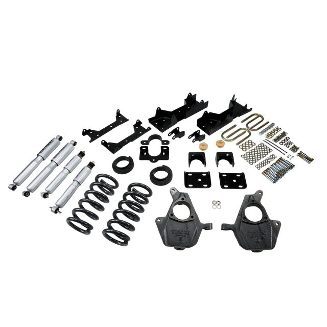 0106-Gm-SilveradoSierra-(Ext-Cab)-4-Or-5-F6-R-W-Sp-Shocks-Lowering-Kit
