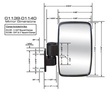 Load image into Gallery viewer, Cipa USA 01140 UTV Mirror