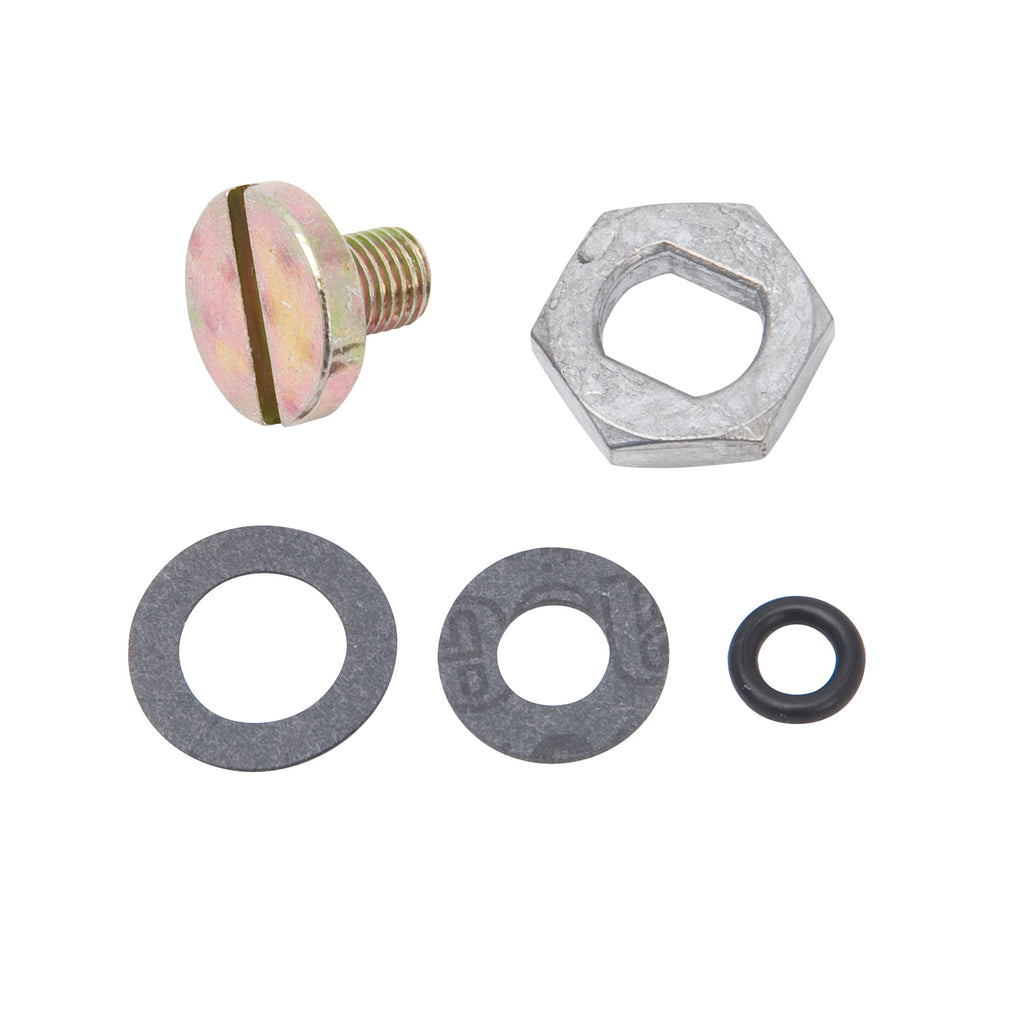 Edelbrock 12600 Needle and Seat Hardware Kit for Holley Carburetors with Center Hung Fuel Bowls for Select AC 428, AC Shelby Cobra, American Motors AMX, American Motors Ambassador, American Motors American, American Motors Classic, American Motors
