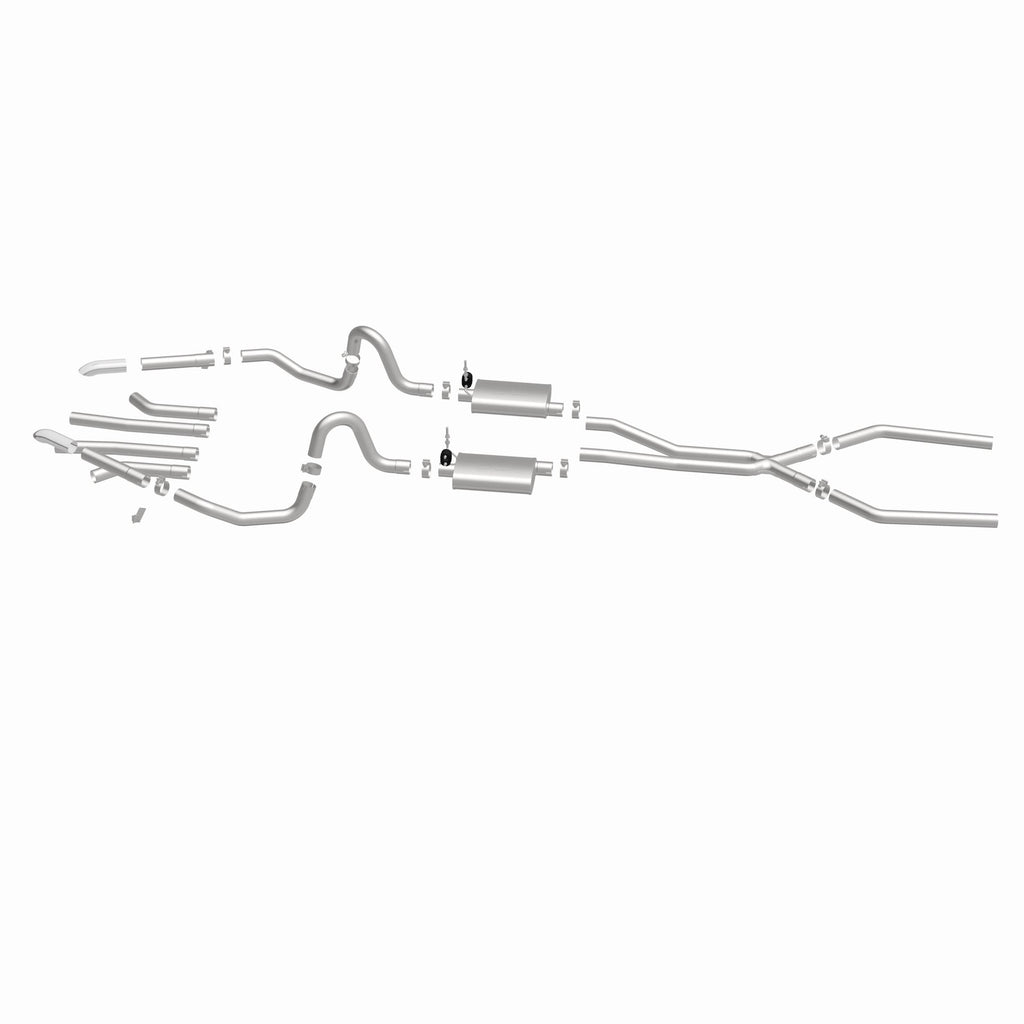 MagnaFlow Exhaust Products 15894 Street Series Polished System for Select Buick GS, Buick GS 350, Buick GS 400, Buick GS 455, Buick Skylark, Buick Special, Chevrolet Chevelle, Chevrolet El Camino, Chevrolet Monte Carlo, Oldsmobile 442, Oldsmobile