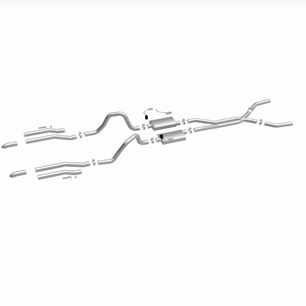 MagnaFlow Exhaust Products 19303 Street Series Polished System for Select Chrysler Cordoba, Dodge 330, Dodge 440, Dodge Charger, Dodge Coronet, Dodge Dart, Dodge Magnum, Dodge Monaco, Dodge Polara, Plymouth Belvedere, Plymouth Fury, Plymouth GTX,