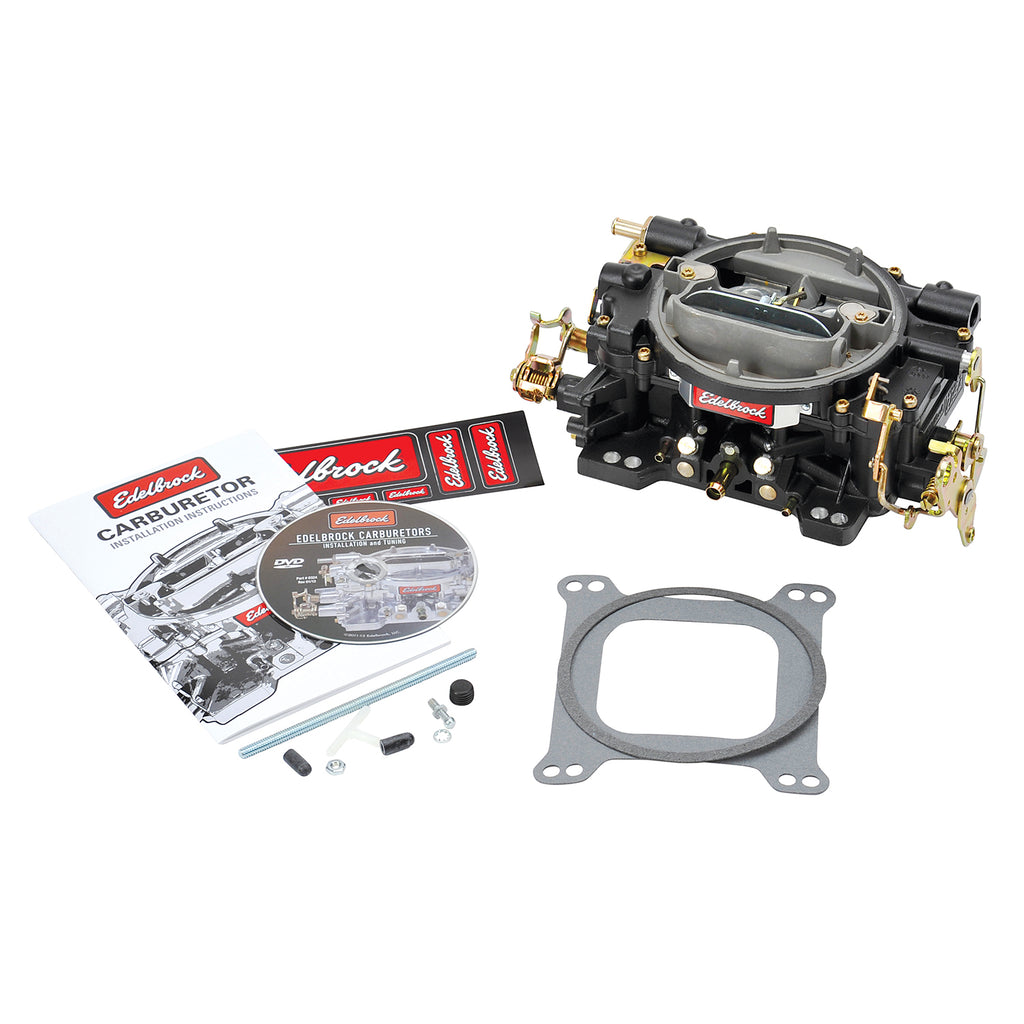 Edelbrock 14073 Performer Series 750 CFM Carburetor with Manual Choke in Black (non-EGR) for Select American Motors Ambassador, American Motors Hornet, American Motors Javelin, American Motors Matador, Avanti II, Bricklin SV-1, Bristol 411, Buick Apollo,