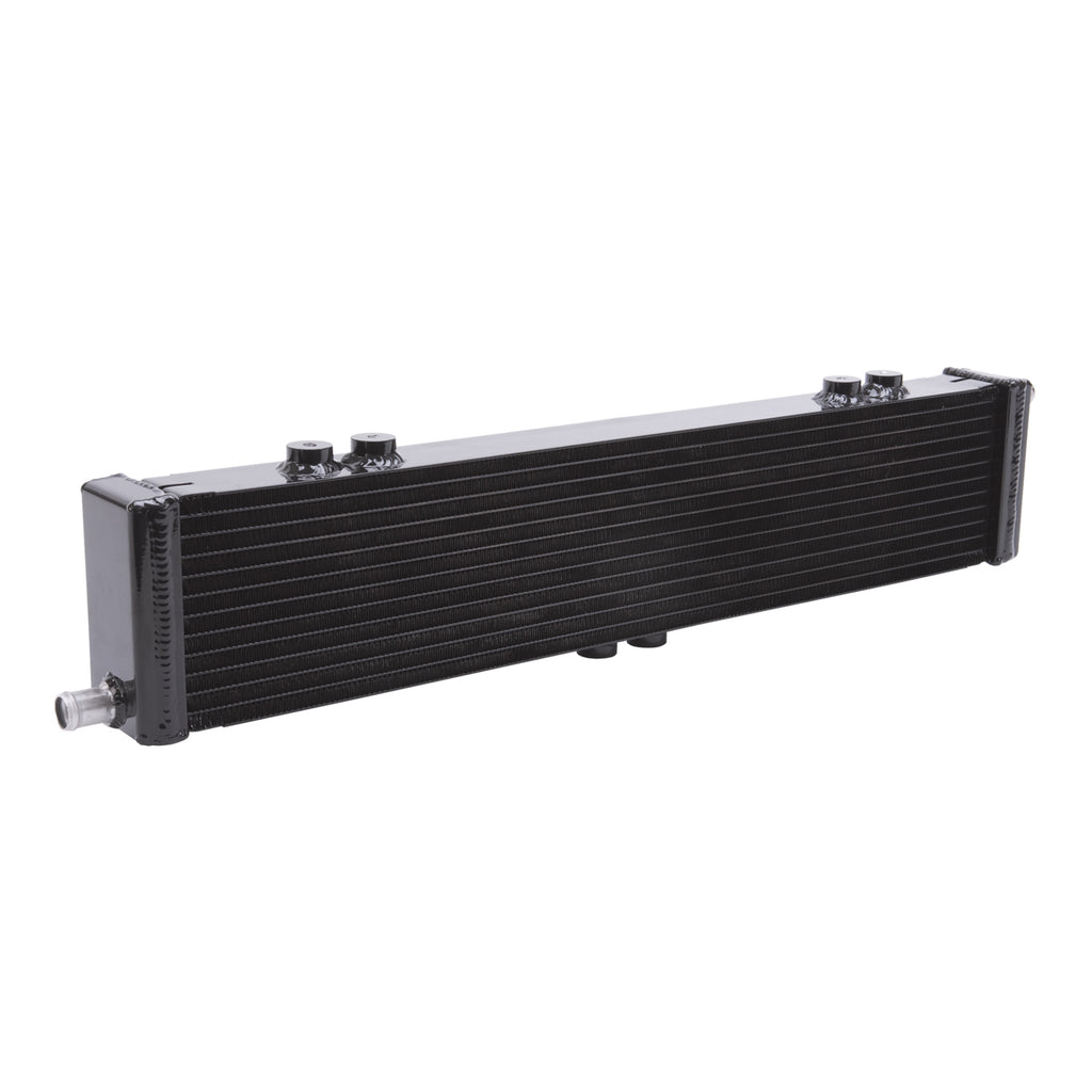 Edelbrock 15406 Single Pass/Two Row Universal Heat Exchanger (26.5"W/5"H/2.62"D) 22,000 BTU