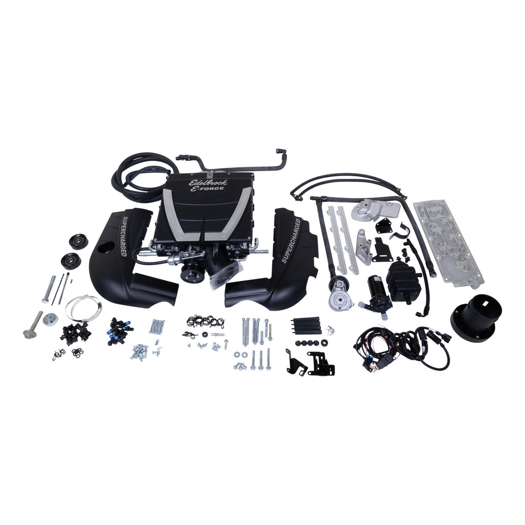 Edelbrock 15440 E-Force Universal Supercharger for LS2 w/Corvette Belt Offset