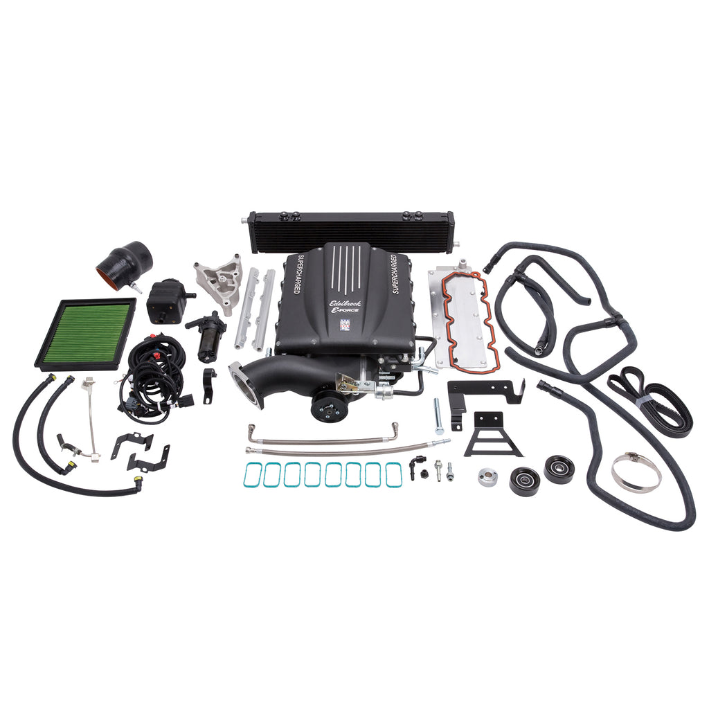 Edelbrock 15670 E-Force Supercharger for 2007-14 Tahoe/Suburban/Yukon/Escalade 6.2L (no Tune) for Select Cadillac Escalade, Cadillac Escalade ESV, Cadillac Escalade EXT, GMC Yukon, GMC Yukon XL 1500, GMC Yukon XL