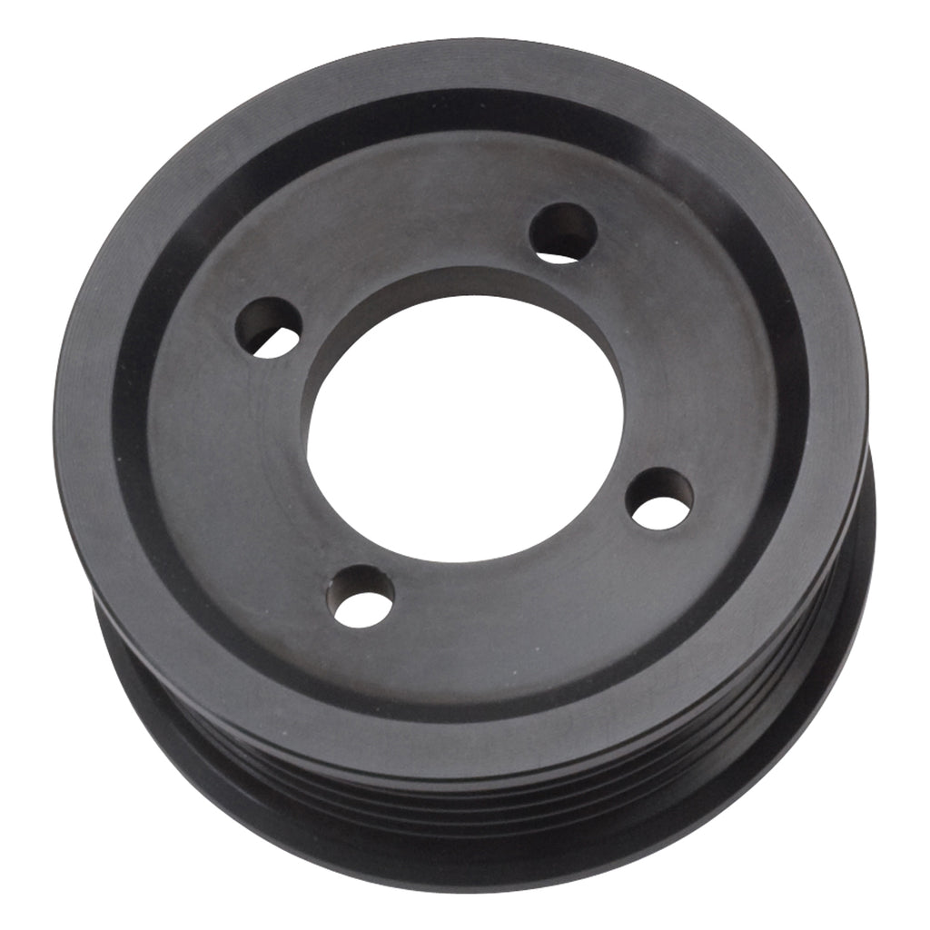 Edelbrock 15822 3.00" 6-Rib E-Force S/C Pulley in Black Finish for Stage 3 - Pro Tuner System