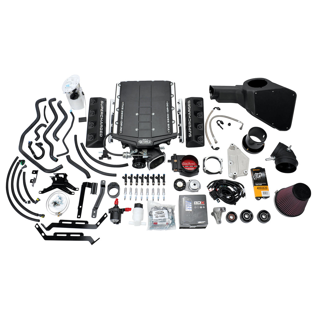 Edelbrock 15839 Supercharger Kit #15839 for 2015-17 Ford Mustang Modular Nose 5.0L V8, Stage 2 for Select Ford Mustang