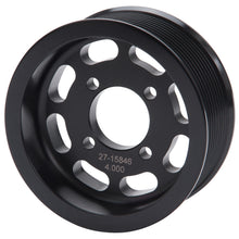 Load image into Gallery viewer, Edelbrock 15846 4" 10-Rib E-Force S/C Pulley in Black Finish for Enforcer Systems