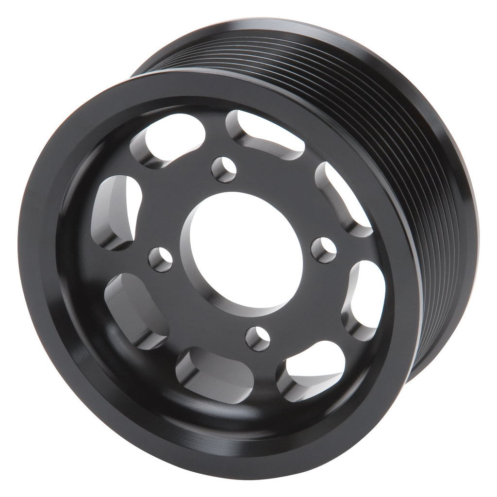 Edelbrock 15847 3.875" 10-Rib E-Force S/C Pulley in Black Finish for Enforcer Systems
