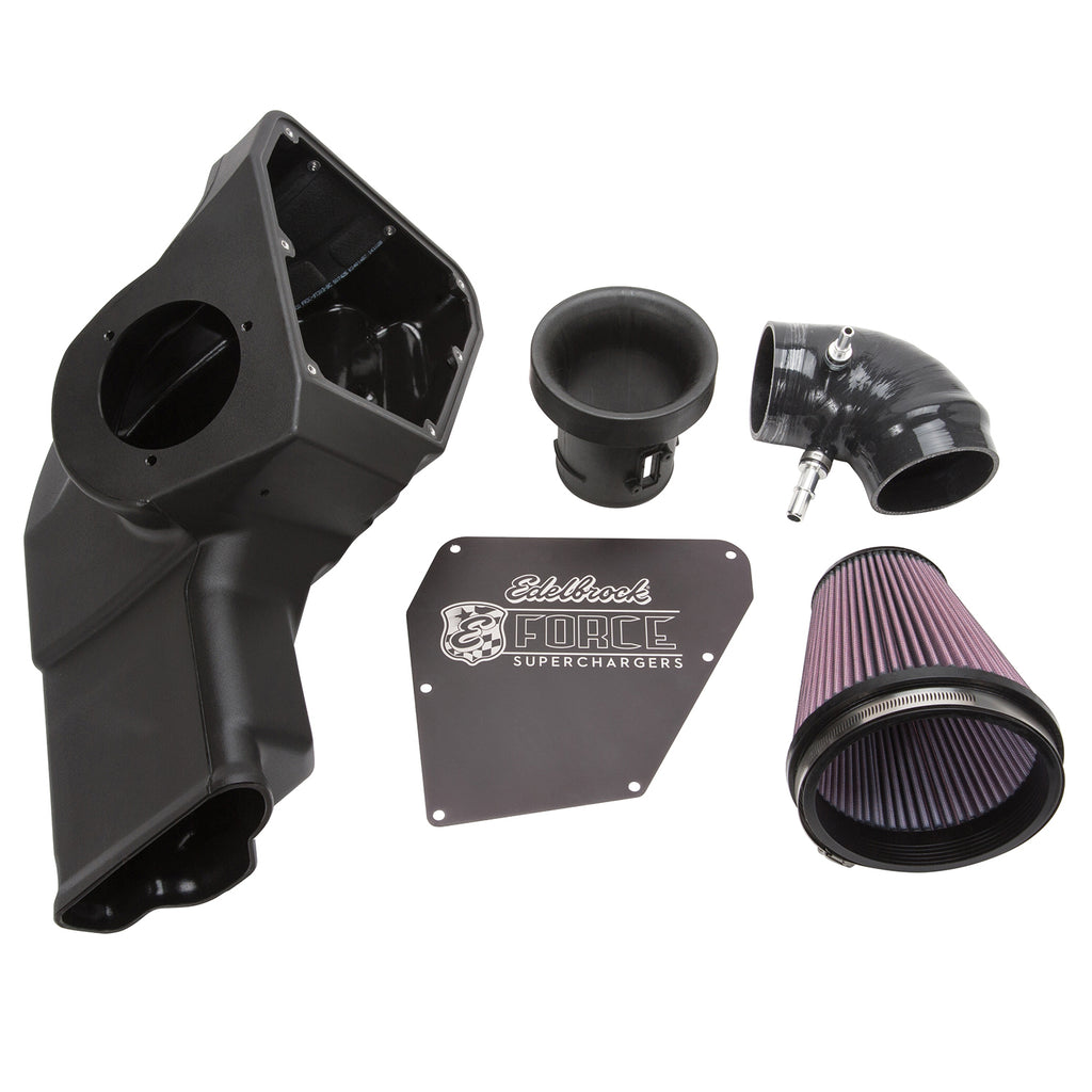 Edelbrock 15868 Competition Air Intake Kit for E-Force'd 2015-16 Mustang GT for Select Ford Mustang