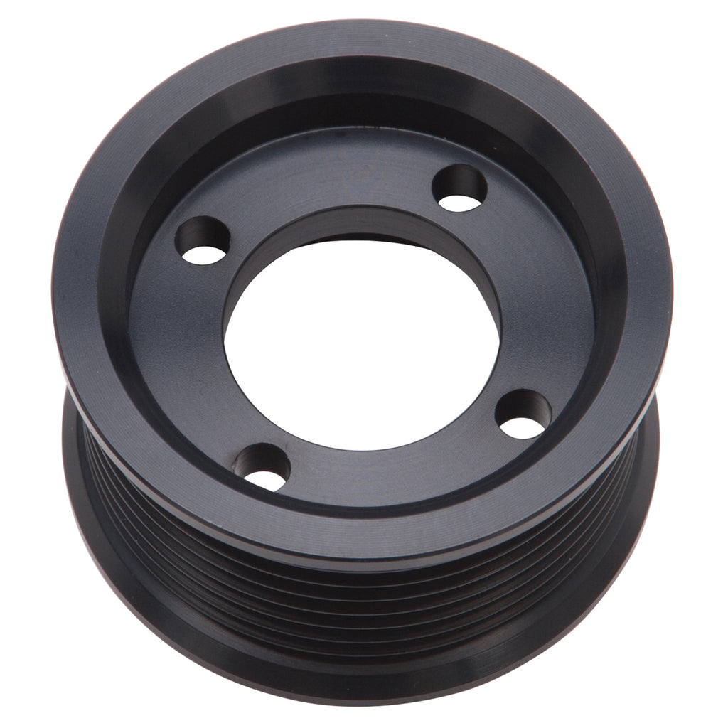 Edelbrock 15870 2.625" 8-Rib E-Force S/C Pulley in Black Finish for Stage 3 - Pro Tuner System
