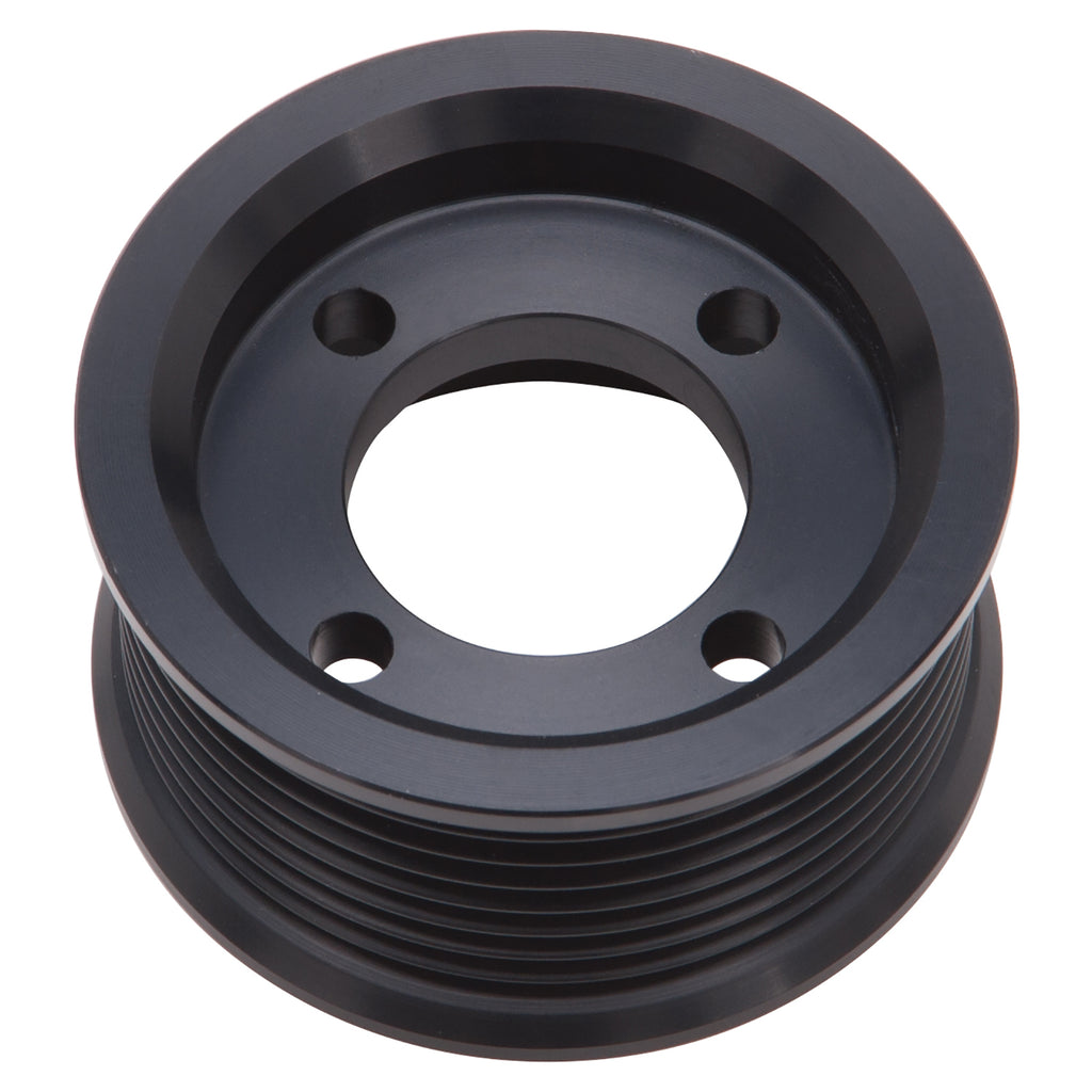 Edelbrock 15871 2.75" 8-Rib E-Force S/C Pulley in Black Finish for Stage 3 - Pro Tuner System