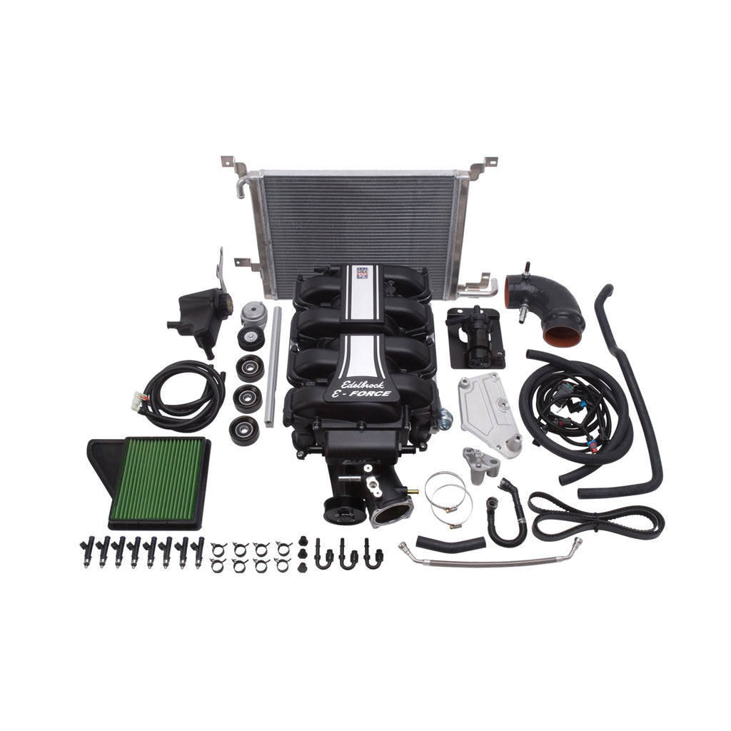 Edelbrock 15880 E-Force Supercharger for 2011-14 Mustang GT 5.0L Coyote - Stage 1 (no Tune) for Select Ford Mustang
