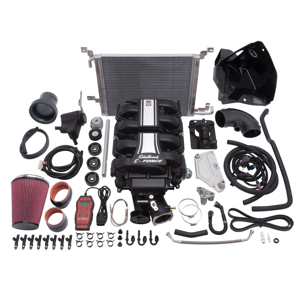 Edelbrock 15896 Edelbrock Stg 2 Complete Supercharger #15896 11-14 Ford Mustang 5.0L 4V W/ Tune for Select Ford Mustang