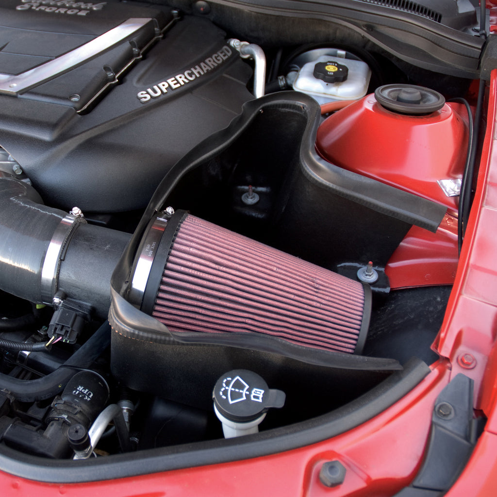Edelbrock 15988 Competition Air Intake Kit for E-Force'd 2010-14 Camaro SS (uses factory MAFS) for Select Chevrolet Camaro