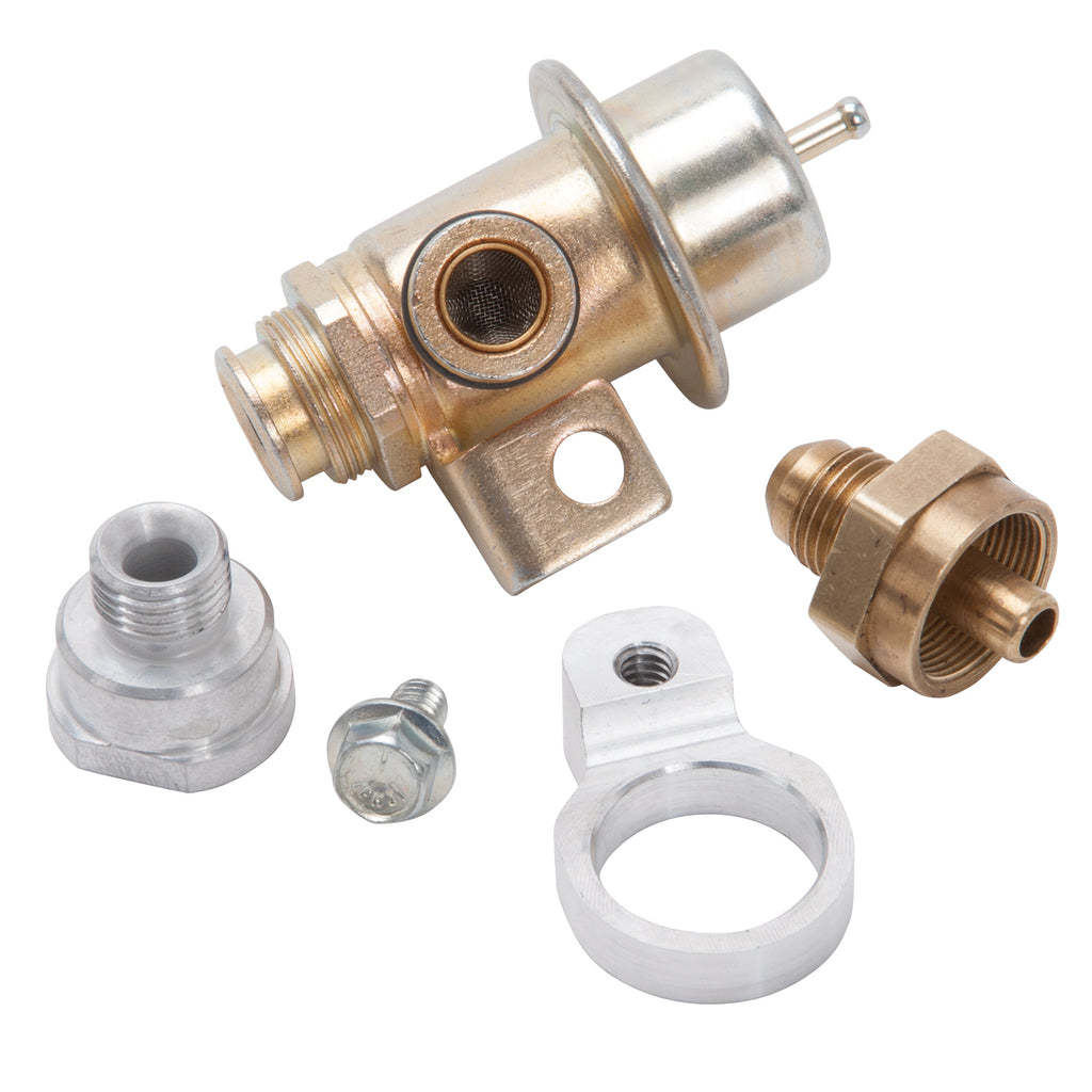 Edelbrock 17400 Fuel Pressure Regulator Kit with Rail Mount