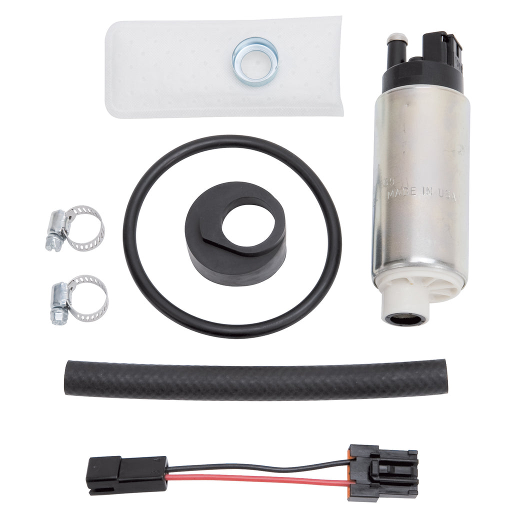 Edelbrock 17933 High Performance In-Tank Fuel Pump - 255 liter/hr. (67 gph) for Select Buick Regal, Cadillac Allante, Cadillac Cimarron, Cadillac DeVille, Cadillac Eldorado, Cadillac Seville, Chevrolet Astro, Chevrolet Camaro, Chevrolet Corvette,