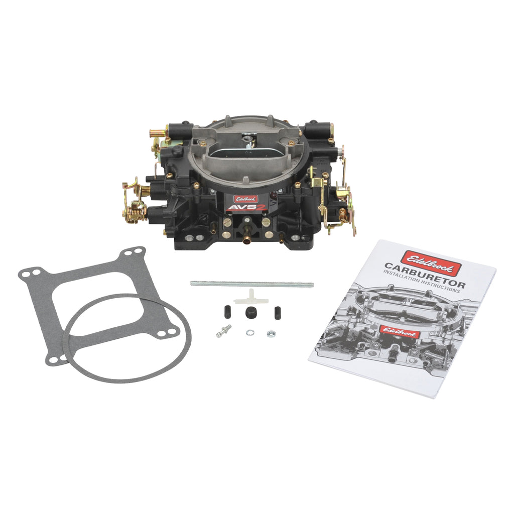 Edelbrock 19053 AVS2 Carburetor #19053 650 CFM With Manual Choke, Black Powder Coated (Non-EGR) for Select American Motors Ambassador, American Motors Hornet, American Motors Javelin, American Motors Matador, Avanti II, Bricklin SV-1, Buick Apollo, Buick