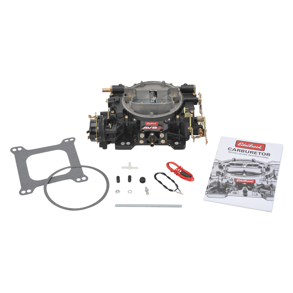 Edelbrock 19063 AVS2 Carburetor #19063 650 CFM With Electric Choke, Black Powder Coat (Non-EGR) for Select American Motors Ambassador, American Motors Hornet, American Motors Javelin, American Motors Matador, Avanti II, Bricklin SV-1, Buick Apollo, Buick
