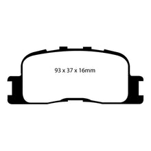 Load image into Gallery viewer, 02-03-Lexus-Es300-3.0-Yellowstuff-Rear-Brake-Pads
