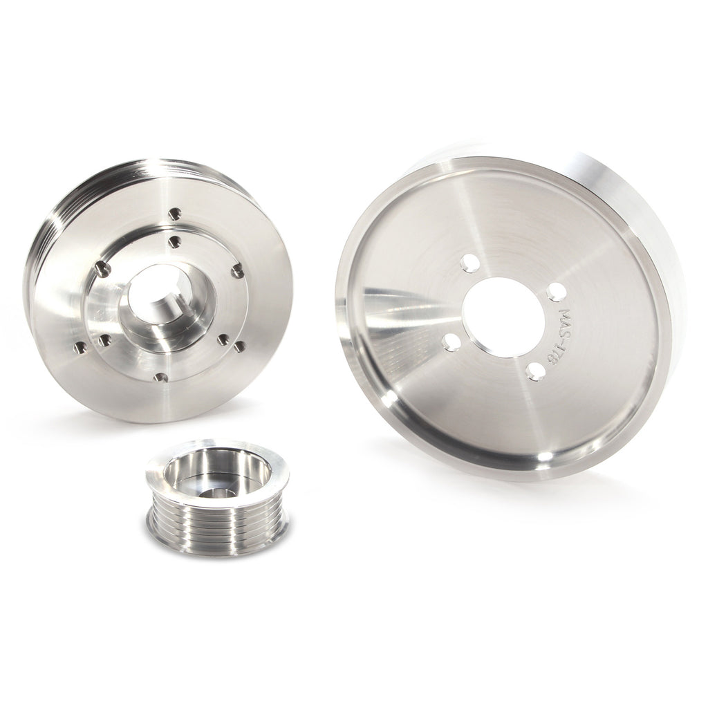 02-04-Mustang-4.6-Gt-Underdrive-Pulley-Kit---Lightweight-Cnc-Billet-Aluminum-(3Pc)