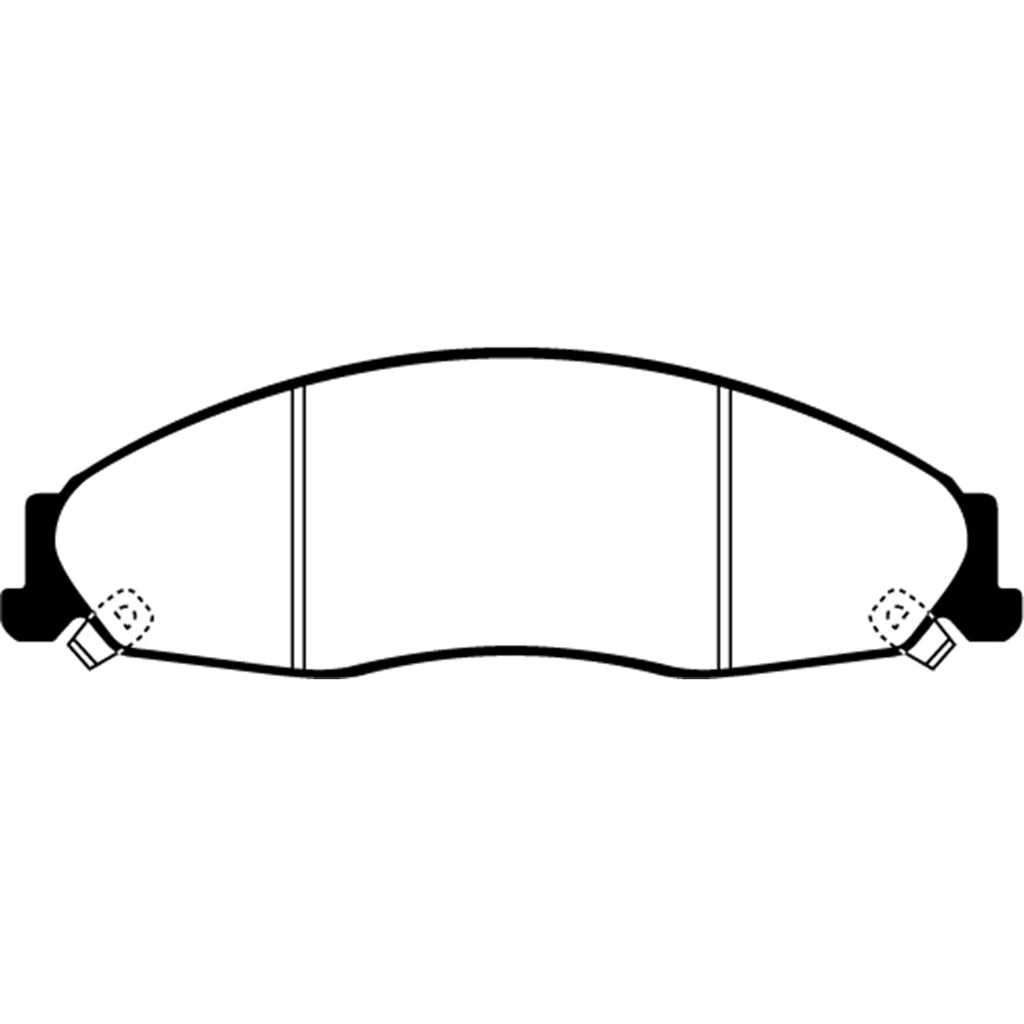 02-05-Cadillac-Cts-2.6-Greenstuff-Front-Brake-Pads