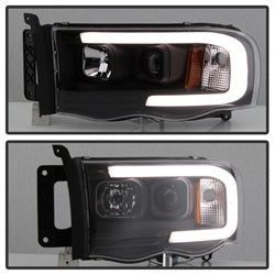 02-05-Dodge-Ram-1500-Light-Bar-Projector-Headlights---Black-(Pro-Yd-Dr02v2-Lb-Bk)