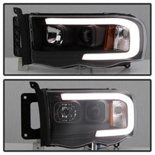 Load image into Gallery viewer, 02-05-Dodge-Ram-1500-Light-Bar-Projector-Headlights---Black-(Pro-Yd-Dr02v2-Lb-Bk)