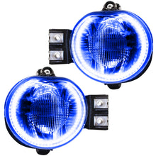Load image into Gallery viewer, 02-05-Dodge-Ram-Pre-Assembled-Led-Halo-Fog-Lights--Blue