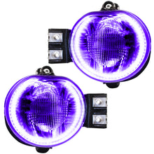 Load image into Gallery viewer, 02-05-Dodge-Ram-Pre-Assembled-Led-Halo-Fog-Lights--UvPurple