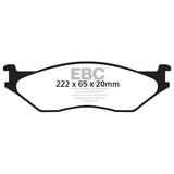 EBC DP61653 6000 Series Greenstuff Truck/SUV Brakes Disc Pads