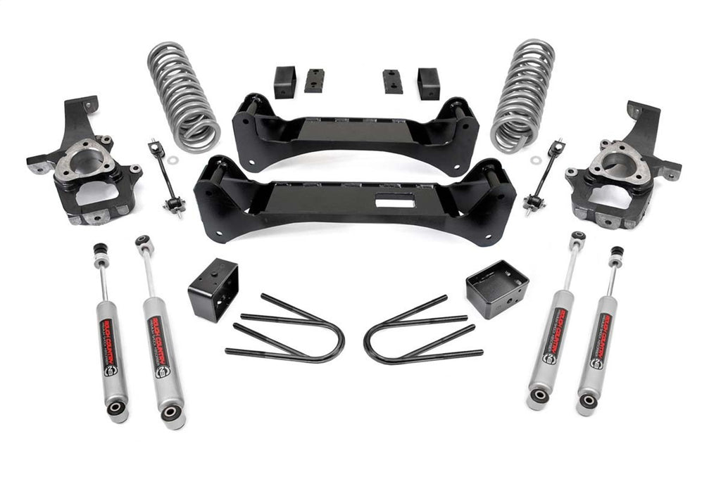 Rough Country 37630 Suspension Lift Kit w/Shocks for Select Dodge Ram