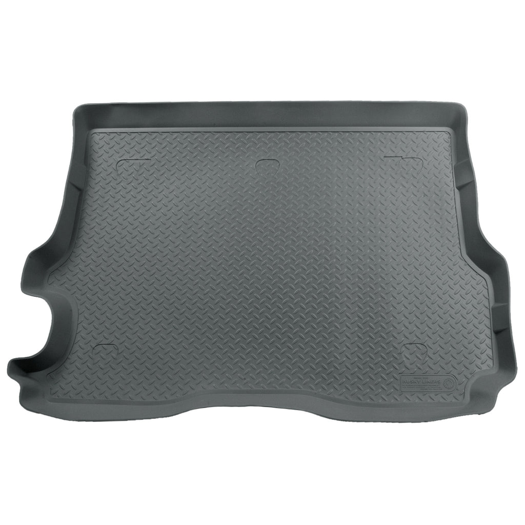 02-06-Gm-TrailblazerBravadaEnvoy05-08-Saab-9-7X-Classic-Style-Gray-Rear-Cargo-Liner