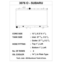 Load image into Gallery viewer, 02-07-Impreza-WrxSti-All-Aluminum-Radiator---W-Built-In-Oil-Cooler